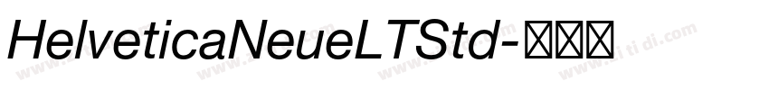 HelveticaNeueLTStd字体转换