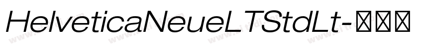 HelveticaNeueLTStdLt字体转换