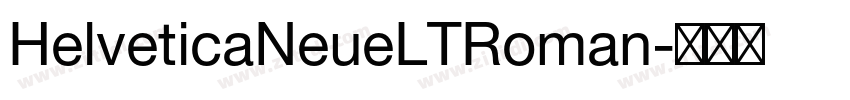 HelveticaNeueLTRoman字体转换