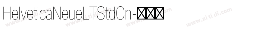 HelveticaNeueLTStdCn字体转换