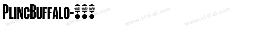 PlincBuffalo字体转换