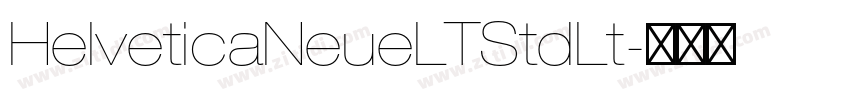 HelveticaNeueLTStdLt字体转换
