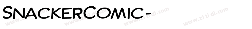 SnackerComic字体转换