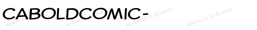 caboldcomic字体转换