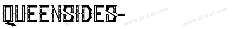 Queensides字体转换