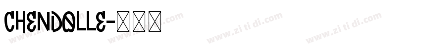chendolle字体转换