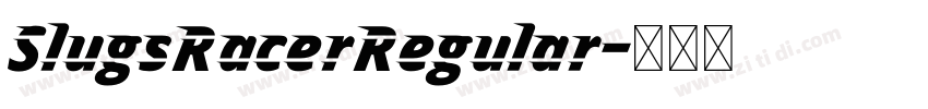 SlugsRacerRegular字体转换