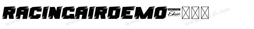 RacingAirDemo字体转换