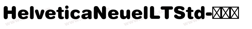 HelveticaNeuelLTStd字体转换