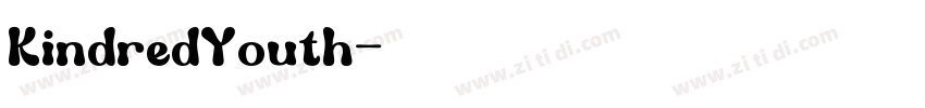 KindredYouth字体转换