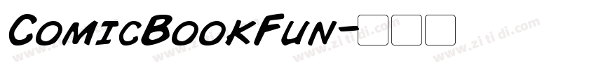 ComicBookFun字体转换