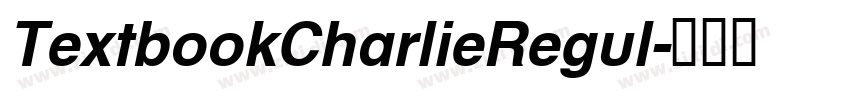 TextbookCharlieRegul字体转换