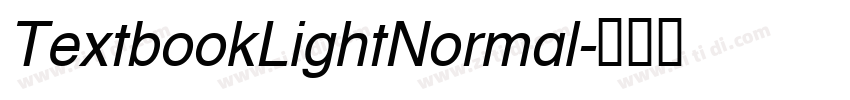 TextbookLightNormal字体转换