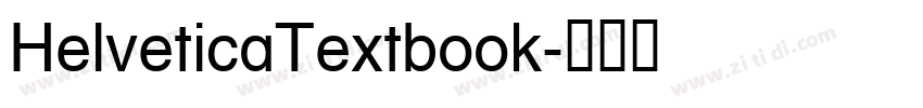 HelveticaTextbook字体转换