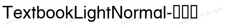 TextbookLightNormal字体转换