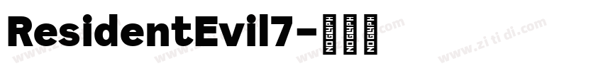 ResidentEvil7字体转换