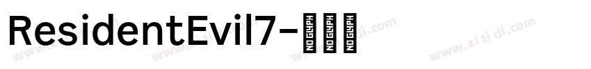 ResidentEvil7字体转换