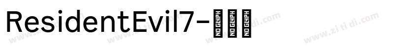 ResidentEvil7字体转换