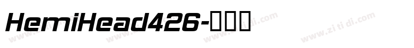HemiHead426字体转换