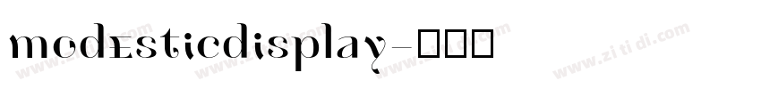 modesticdisplay字体转换