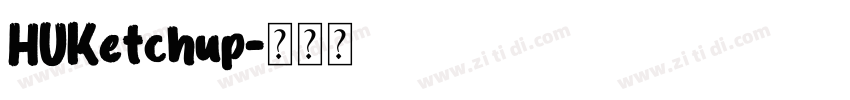 HUKetchup字体转换