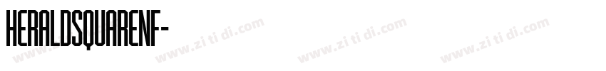 HeraldSquareNF字体转换