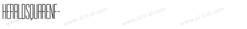 HeraldSquareNF字体转换