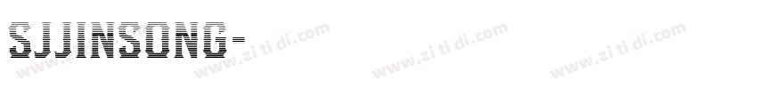 SJjinsong字体转换