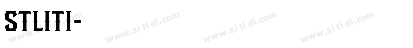 STliti字体转换