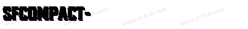 SFcompact字体转换