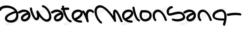 AaWaterMelonSang字体转换
