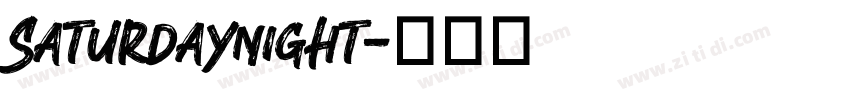 Saturdaynight字体转换