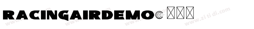 RacingAirDemo字体转换