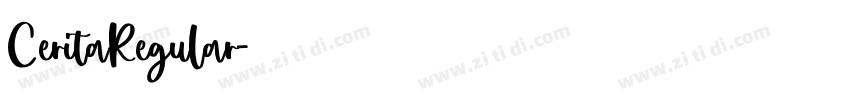 CeritaRegular字体转换