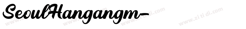 SeoulHangangm字体转换
