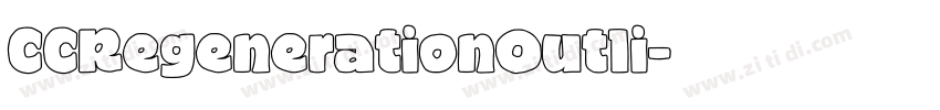 CCRegenerationOutli字体转换