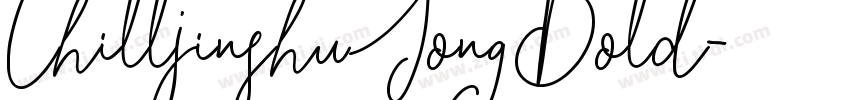 ChilljinshuSongBold字体转换
