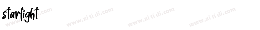 starlight字体转换