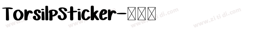 TorsilpSticker字体转换