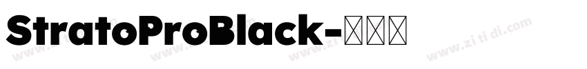 StratoProBlack字体转换