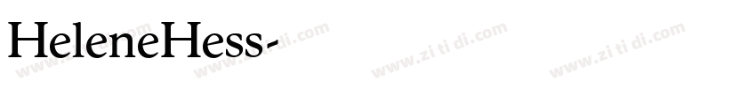 HeleneHess字体转换