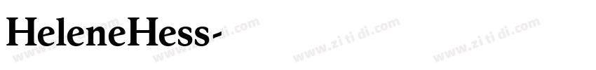 HeleneHess字体转换