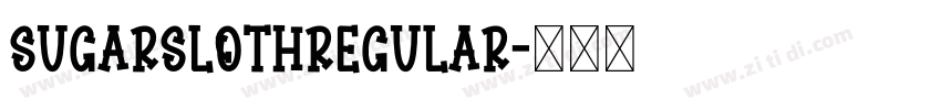 SugarSlothRegular字体转换