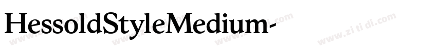 HessoldStyleMedium字体转换