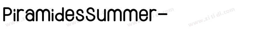 PiramidesSummer字体转换