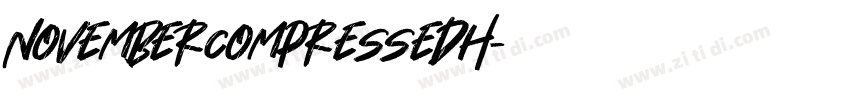 NovemberCompressedH字体转换