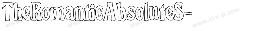 TheRomanticAbsoluteS字体转换