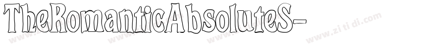 TheRomanticAbsoluteS字体转换