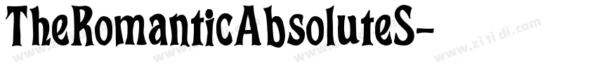 TheRomanticAbsoluteS字体转换