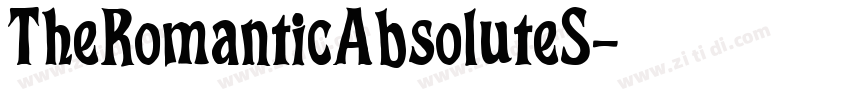 TheRomanticAbsoluteS字体转换